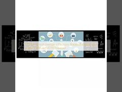 MTHGH 65 インチ インテリジェント 電子 ブラックボード I3/I5/I7/I9 プロセッサ付き マルチ ユーザー サポート