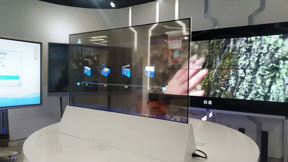 広告 透明 OLED スクリーン インテリジェント デスクトップタイプ
