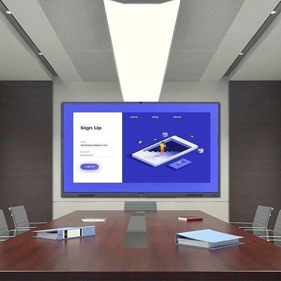 86インチ 4k インタラクティブなタッチスクリーン ホワイトボード 英語教材ボード