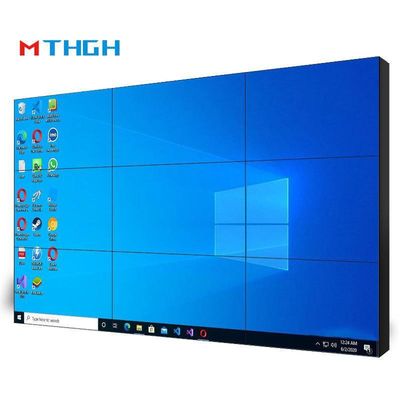 46 インチ 72% カラー 範囲 ADS パネル LCD ビデオ 壁画面 3.5mm シーム