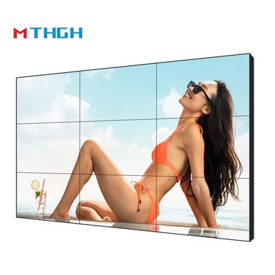 46 インチ 72% カラー 範囲 ADS パネル LCD ビデオ 壁画面 3.5mm シーム