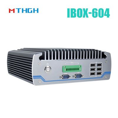 扇風機のない工業用PC IBOX-604 インテルコア I5 6500T SSD HDMI Windows/Linux
