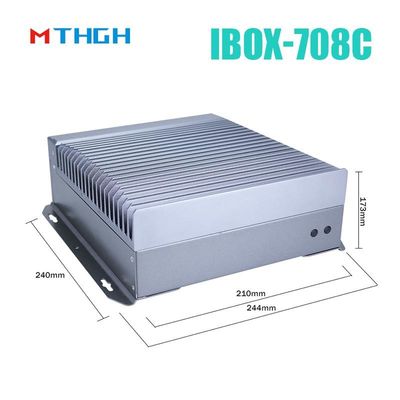IBOX-708C 8GB DDR4 クアッドコア I7 6700T を搭載したファンレス産業用ミニPC