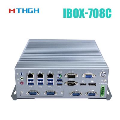 IBOX-708C インダストリアルミニPC HDMI/DP/VGA 6*COM 8*USB3をサポート.0