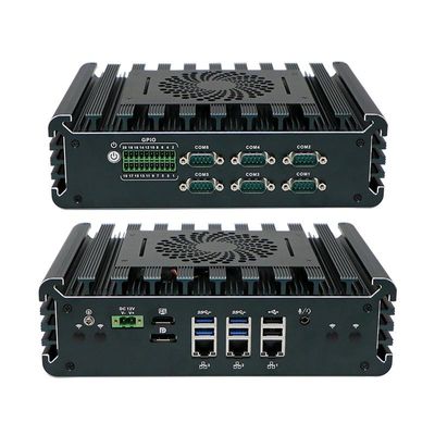 クアッドコア IBOX-3126 ミニPC 3*インテル I225-V 2.5G LAN産業ワークステーション