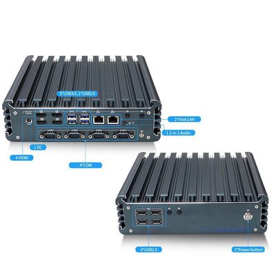 IBOX-3226 クアッドコアリフレッシュ 扇風機のないミニ工業PC CE CCC FCC Aクラス RoHS 2.64KG