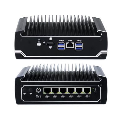 IBOX-501 N18 扇風機のないミニ産業用PC クアッドコア 32 GB MSATA付きストレージ