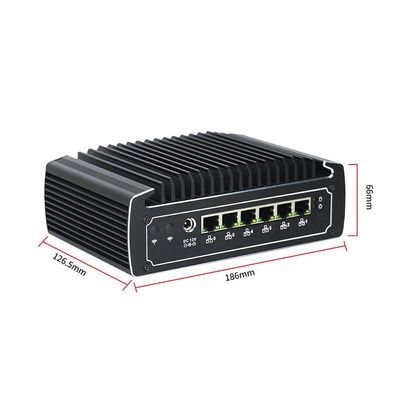 IBOX-501 N18 扇風機のないミニ産業用PC クアッドコア 32 GB MSATA付きストレージ
