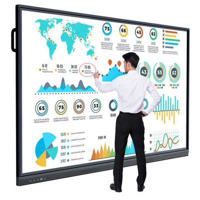 インタラクティブなホワイトボード 学校教室用 タッチスクリーンプレゼンテーションボード 寿命 ≥50000 時間 簡単にインストール