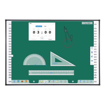 120インチ10ポイントタッチスクリーン 教えるボード ホットキー付き壁マウント