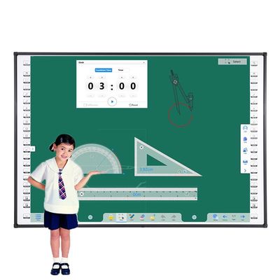 120インチ10ポイントタッチスクリーン 教えるボード ホットキー付き壁マウント