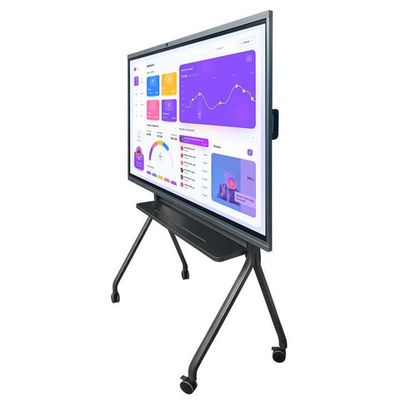 65インチインタラクティブなスマートホワイトボード 3840x2160 4K スクリーンパネル Android アプリソフトウェア