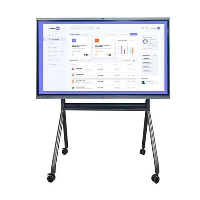 65インチインタラクティブタッチスクリーン ホワイトボード 4Kスクリーンパネル インフラレッド10/20点とAndroid 13のスマートディスプレイ0