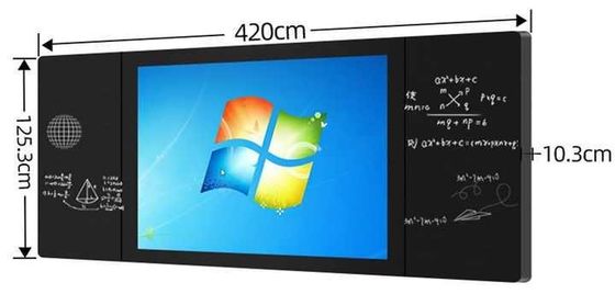 8ms レスポンス タイム 86 インチ スマート デジタル ナノ インタラクティブ 電子 ブラックボード 教育 会議